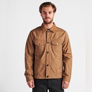 Roark Convoy Canvas Trucker Jacket Khaki Men’s Large